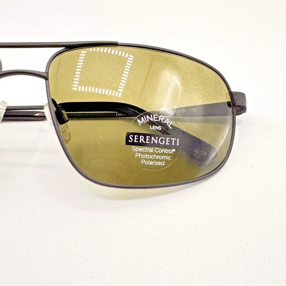 Serengeti DANTE 2.0 Sunglasses Matte Black Frame Mineral POLARIZED Lens NEW
